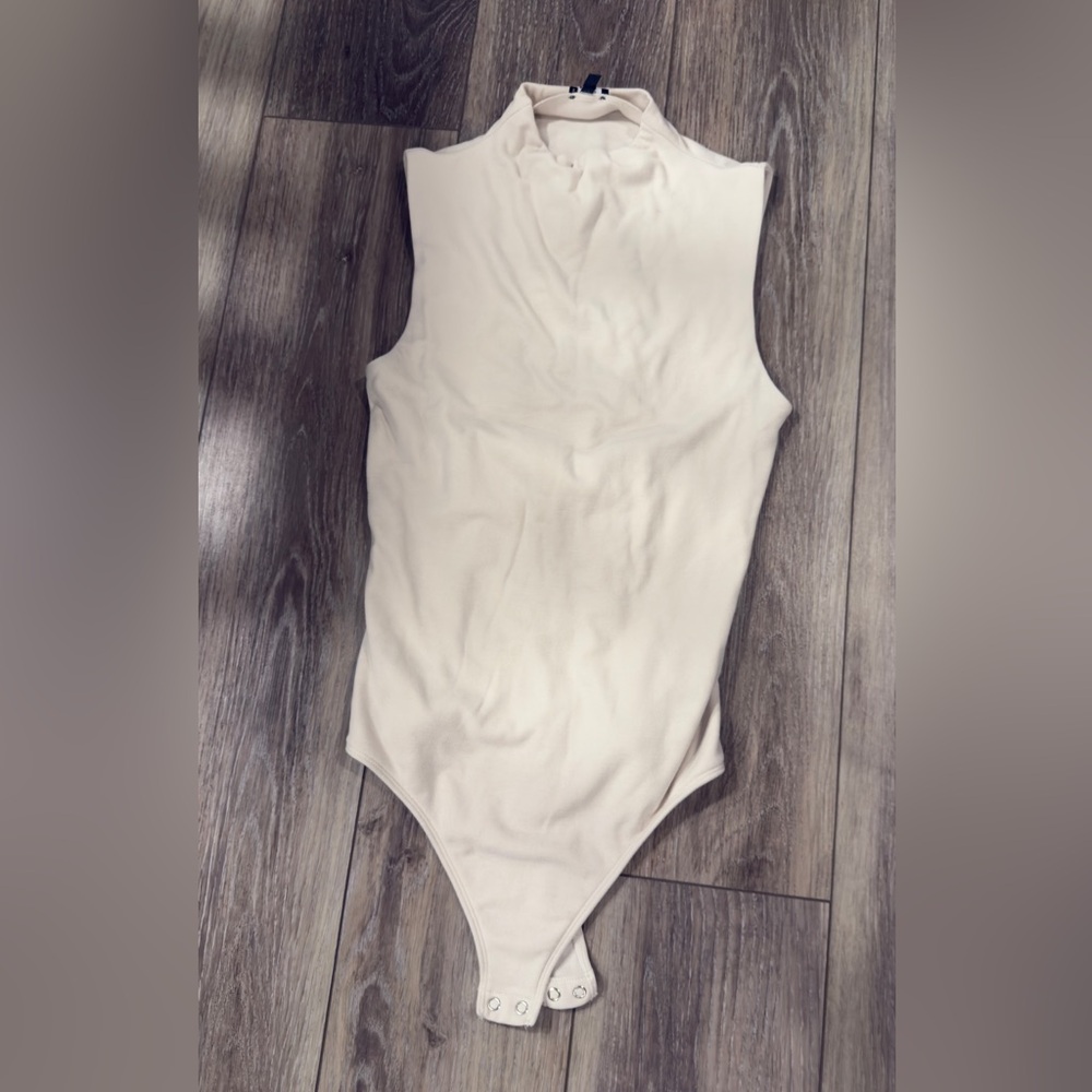 Express Body Contour Beige Bodysuit